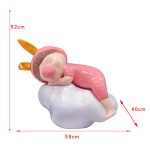 Cute Bubble Girl Sculpture of Internet-Famous Cartoon Characters for Kindergarten Child Decorations