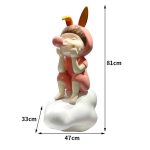 Cute Bubble Girl Sculpture of Internet-Famous Cartoon Characters for Kindergarten Child Decorations